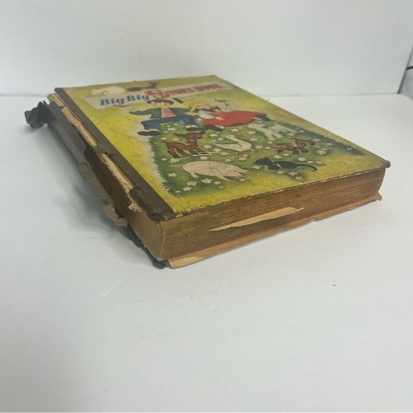 big big story book hard cover 1938 whitman publishing collect crafts repurpose - Picture 2 of 12